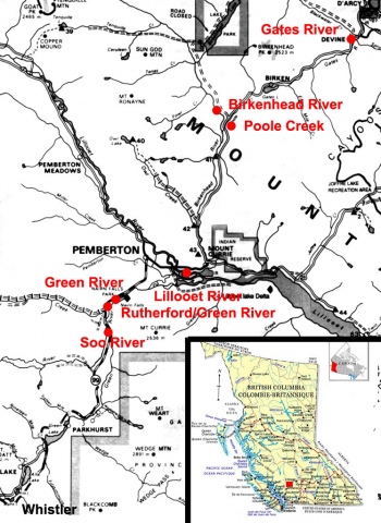Map of the Rivers