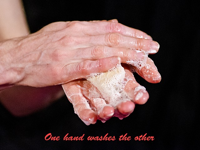 Proverb, saying, hands, washing
