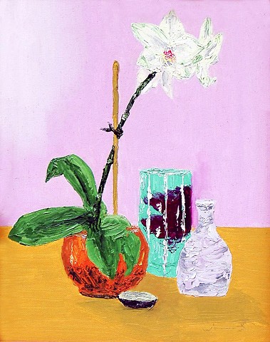 Orchid and Pottery