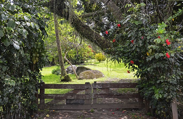 Brazil, gate, entrance, Ilha Bela
