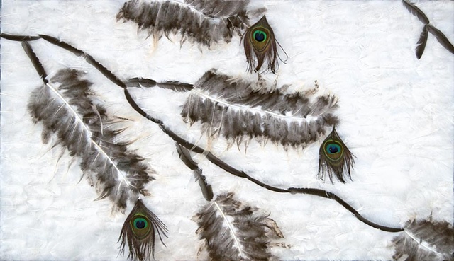 Feather Collages