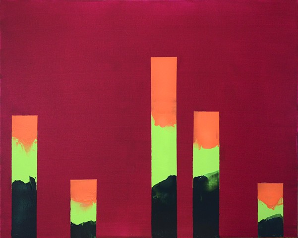 abstract, levels, acrylic, painting