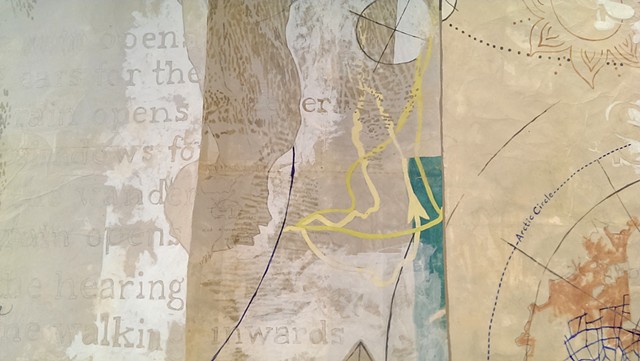 etsy Lohrer Hall, earth body landscape, patterns, translucency, text, maps