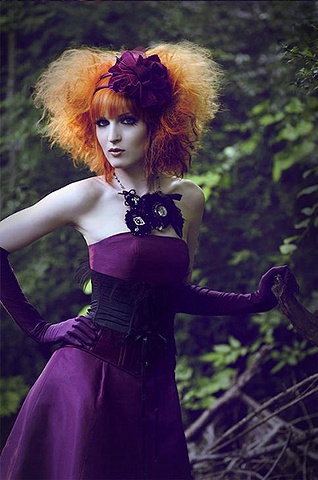high art studio; hair/mu drop dead gorgeous; wardrobe gothica