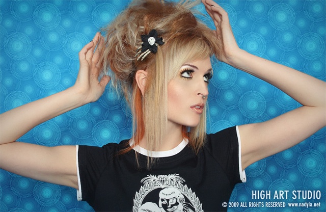 high art studio; mu/hair drop dead gorgeous