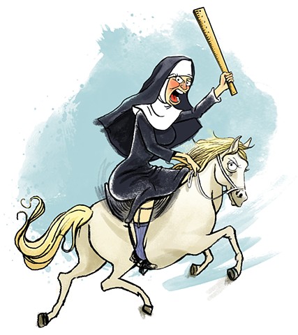 Ruled by Nun... illustration for Smoky Mountain Living