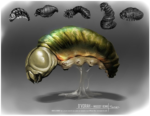 D'Vorah
Prop Concept: Maggot Bomb
