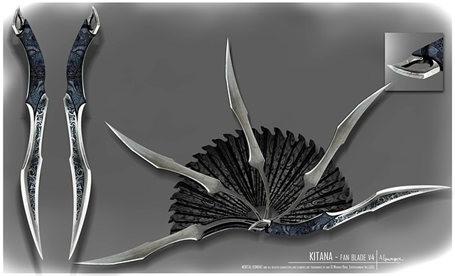 Kitana
Prop Concept: Fan Blade