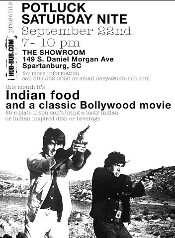 Indian Potluck and Fun Flyer