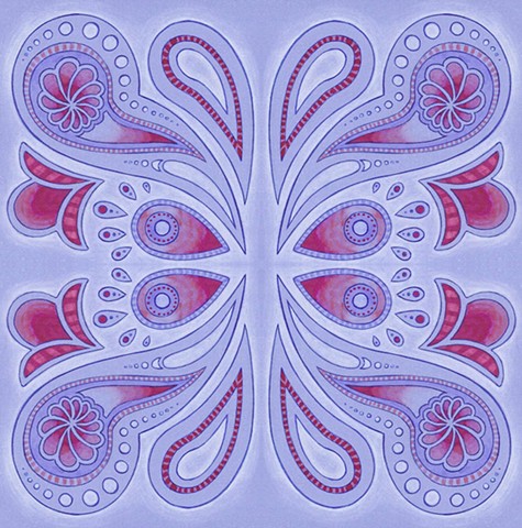 Swirl Tile Print