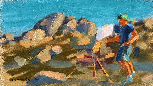 Steve Payne Painting In Maine