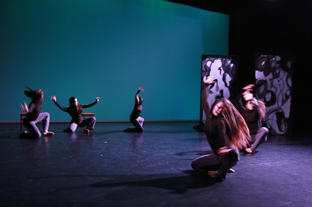 Resolution at The Place 'I once entered a cave' Choreography by Maria Korsnes, Set design by Red Red Collective