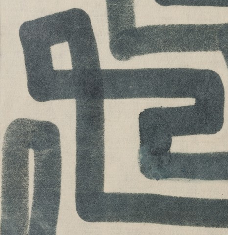 Dysfunctional Maze (blue backed) (Detail)