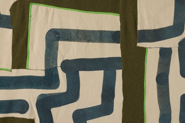 Dysfunctional Maze (w. army blanket) Detail