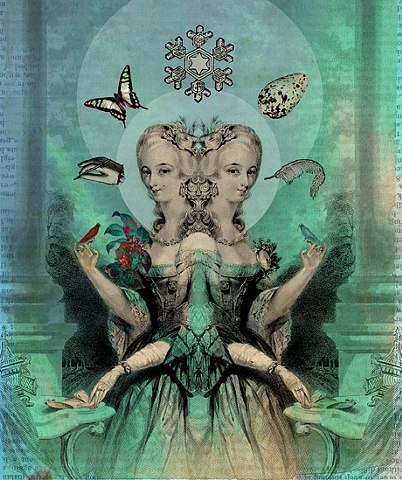 Pop surrealism digital collage