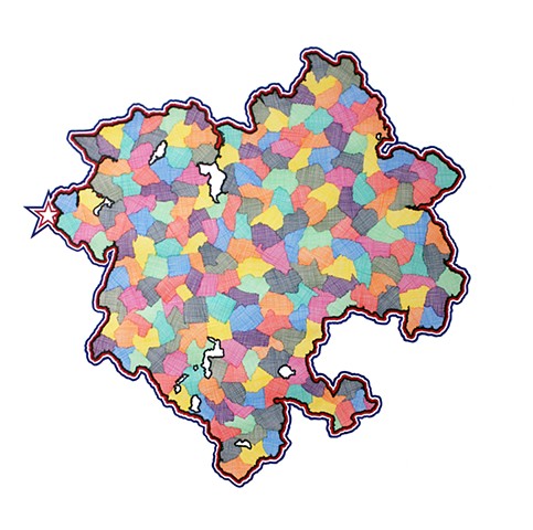 Pangea Texas Giclee Print