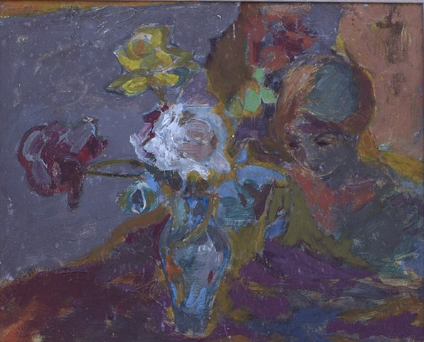 Woman and Flowers