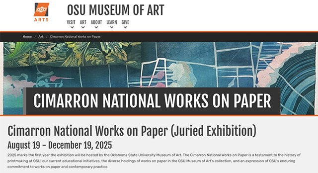 Cimarron National Works on Paper Exhibition