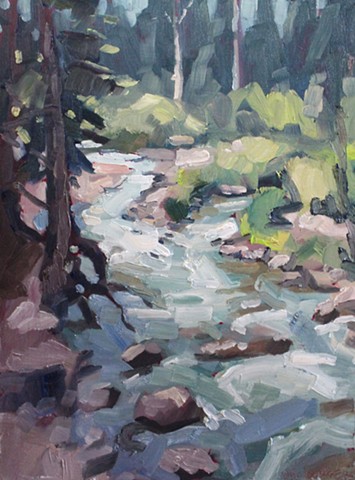 Hood River, 9x12in, oil on panel, SOLD