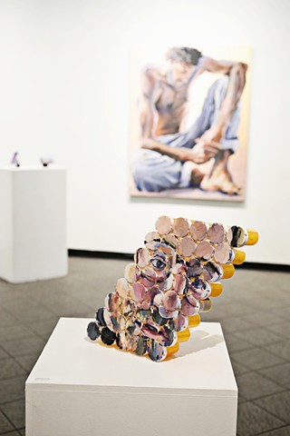 Medicine Cabinet Exhibition Installation, The ArtsCenter Nicholson Gallery, February 2019, Photo Credit: Juli Leonard