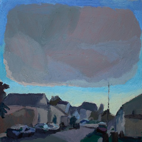Power Cloud, 10x10in, oil on panel 