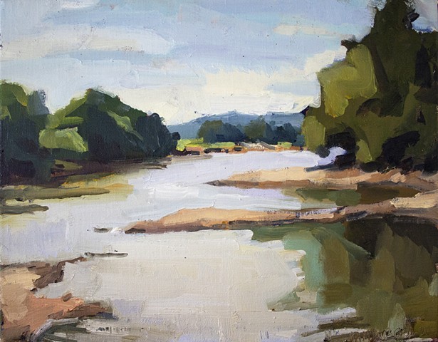 The Spit, 11x14in, oil on linen, sold
