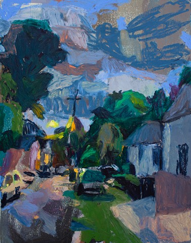 New and Old, 14x11in, oil on panel, available