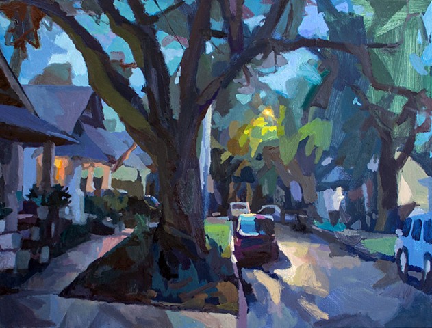 Both/And, 30x40in, acrylic and oil on canvas, available