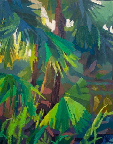 Zig Zags, 14x11in, oil on panel, available