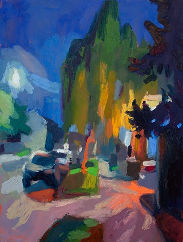 Weeper, 16x12in, oil on panel, available