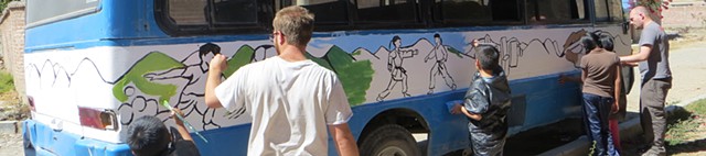 CAICC Bus Mural