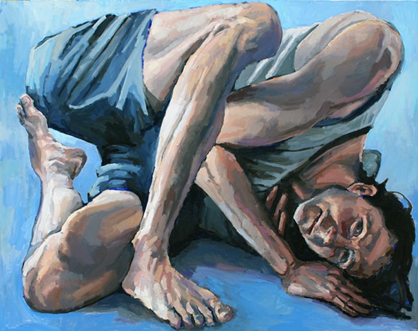 The Acrobat, oil on canvas, 48x60in, available 