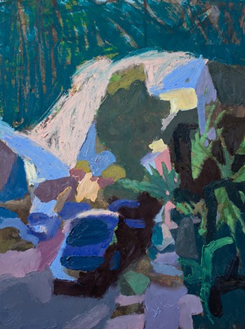 Canopy, 16x12in, oil on panel, available