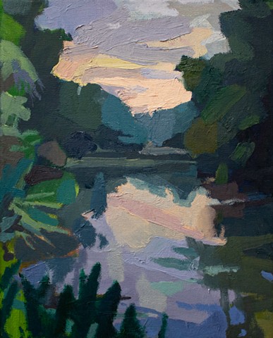 Last Light 10x8in, oil on linen, available 
