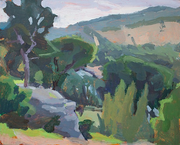 Outside Cassis, 8x10in, acrylic on panel, sold