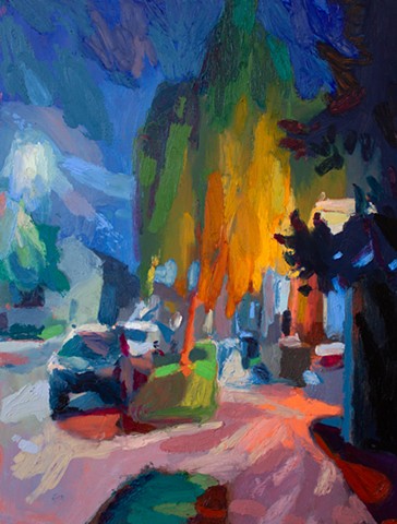 Weeper, 16x12in, oil on panel, available