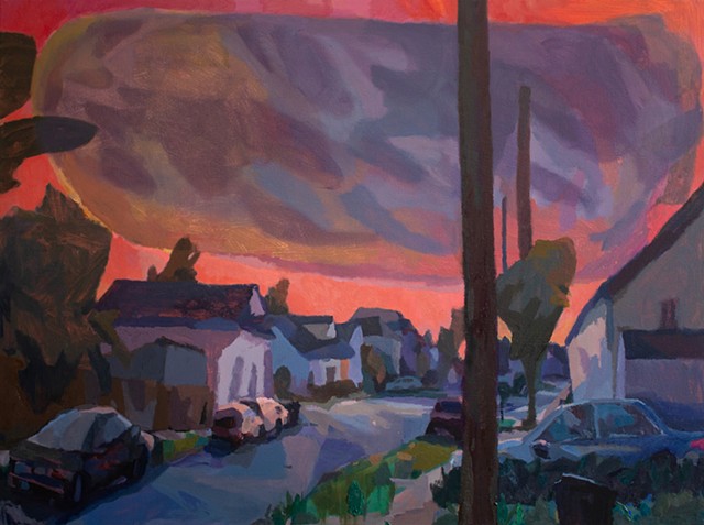Strange But I Like It, 36x48in, acrylic and oil on canvas, available 