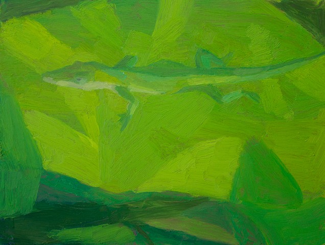 Camo, 9x12in, oil on panel, available 