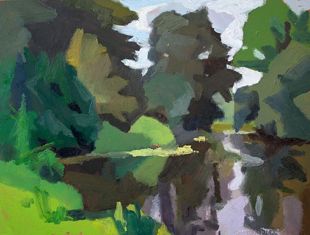 plein air landscape painting 