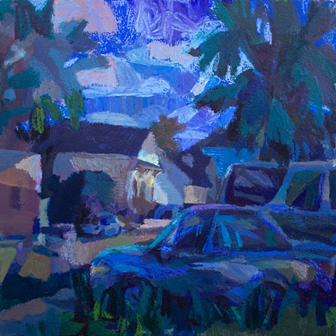 Azule, 16x16, oil on canvas, available
