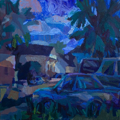 Azule, 16x16, oil on canvas, available