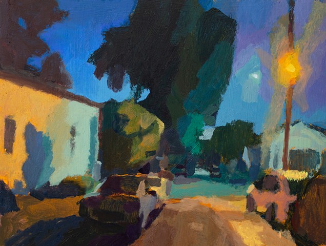Warm and Cool, 9x12in, oil on panel, $600