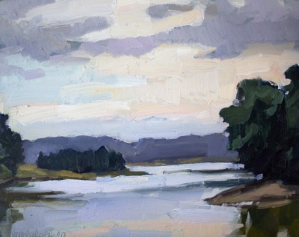 Day is Done, 8x10in, oil on panel, sold