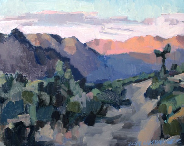 Wash at Dusk, 8x10in, oil on panel, sold