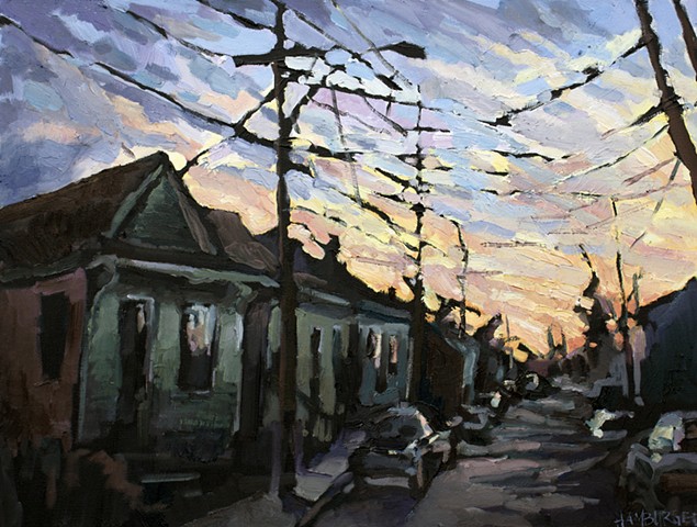 Sunset, 16x20, oil on canvas