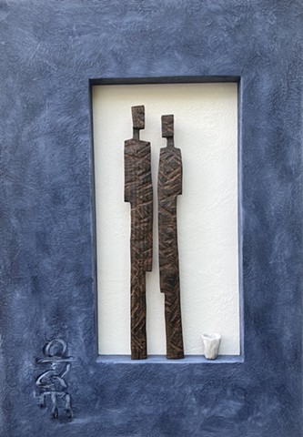 Two Figures with Vessel