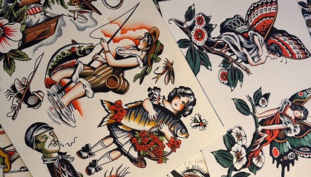 Tattoo Flash and Paintings