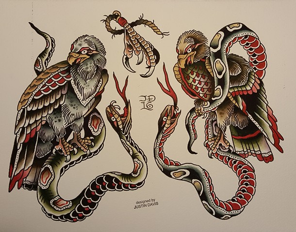 Eagle Snakes
11x14