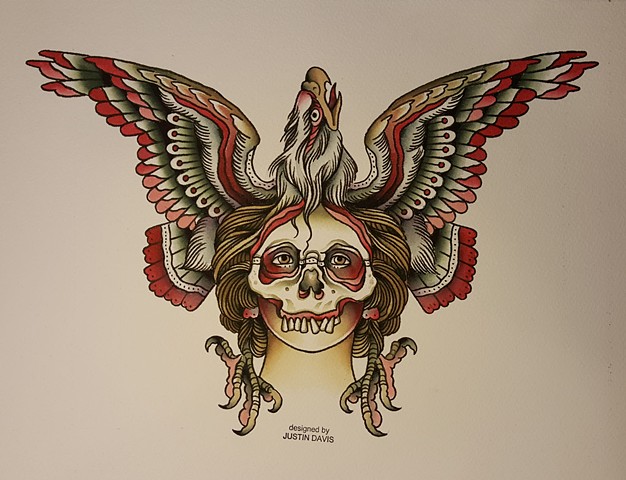 Eagle Skull
11x14