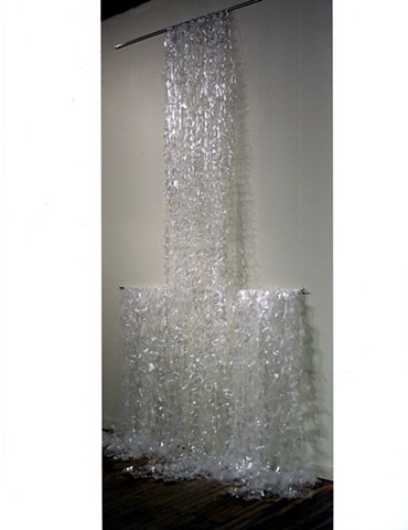 Sculpture, Site-Specific Installation, Plastic, Waterscape, Nature, Recylced Materials